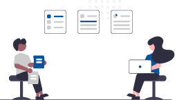 オンライン理事会&総会のイラスト